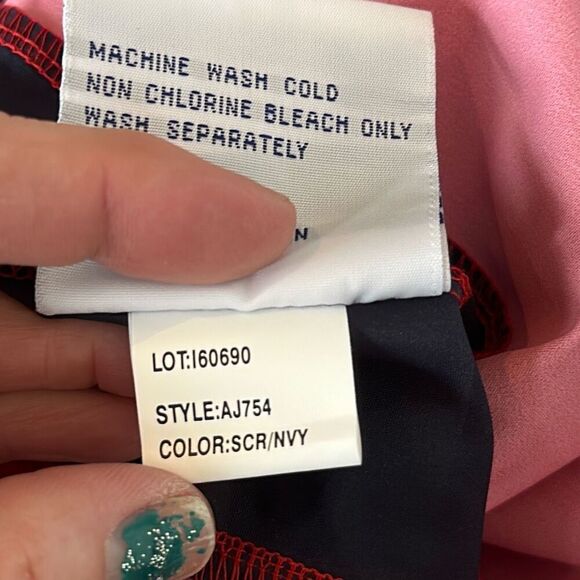 Majestic Boston Red Socks Pullover Windbreaker  size XL Red Blue Baseball 80s - Picture 11 of 11